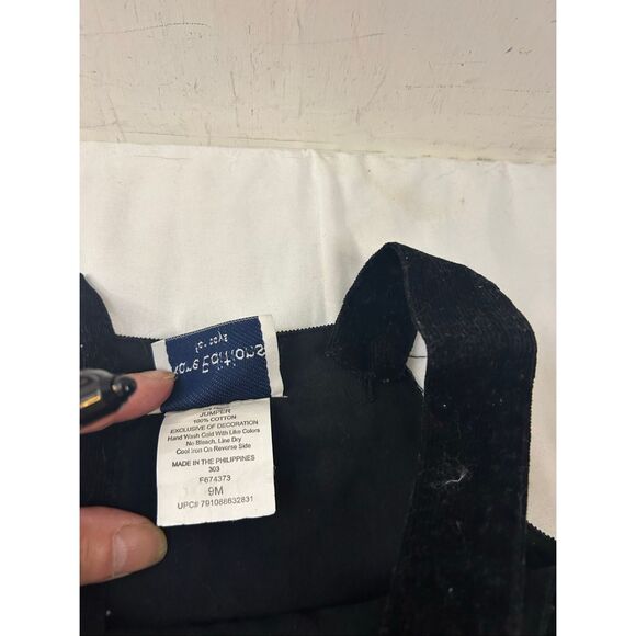 Rare Editions Boys Pumpkin Black romper 9m Vtg Philippines - Picture 8 of 8